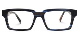 Peiffer Square Blue Glasses0