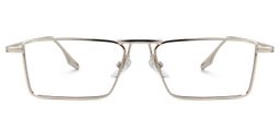 Mallet Rectangle Silver Glasses0