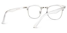 Hacker Browline Clear Glasses3
