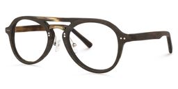 Claudia Aviator Brown Glasses1