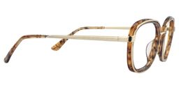 Arya Square Light Tortoise Glasses 5