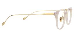 Niko Rectangle White Glasses 5