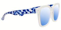 Simona Rectangle White Sunglasses4