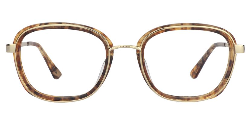 Arya Square Light Tortoise Glasses 