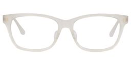 Antoine Rectangle White Glasses0