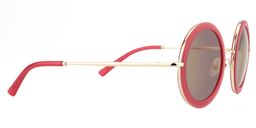 Suzanne Round Red Sunglasses2