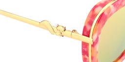 Suzanne Pattern Round Pink Sunglasses3