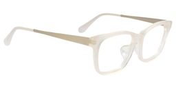 Antoine Rectangle White Glasses3