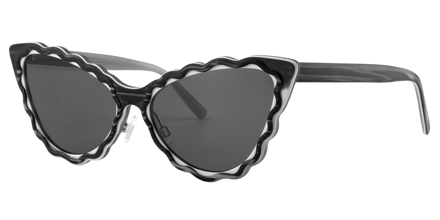 Cat eye Gray Sunglasses | Zeelool Sunglasses2