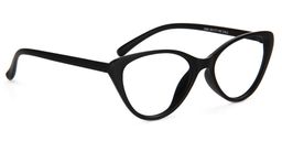 Michaela Cat Eye Black Glasses3