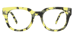 Anita Round Yellow Glasses0