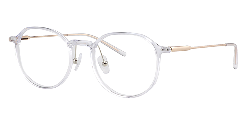 Round Clear Glasses | Zeelool Eyeglasses2