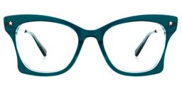 Tameron Butterfly Peacock-Blue Glasses0