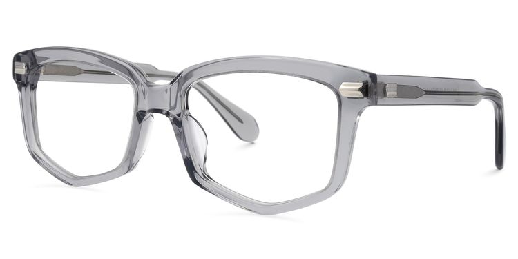 Geri Geometric Gray Glasses