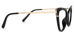 Yashira Cateye Black Glasses2