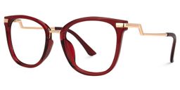Toradger Cateye Red Glasses1