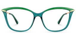 Bethea Cateye Green Glasses0
