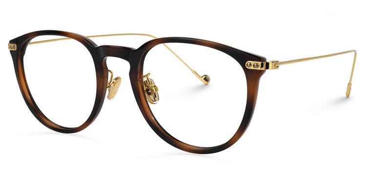 Maruchy Round Brown Glasses