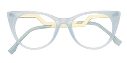 Susanna Cat Eye Green Glasses3