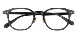 Bagshaw Round Black Glasses1