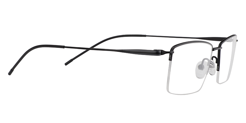Rectangle Black Glasses | Zeelool Eyeglasses Online4