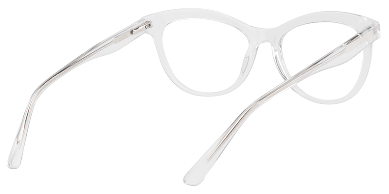 Cateye Clear Glasses | Zeelool Eyeglasses5