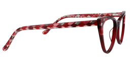 Jill Cateye Red Floral Glasses4