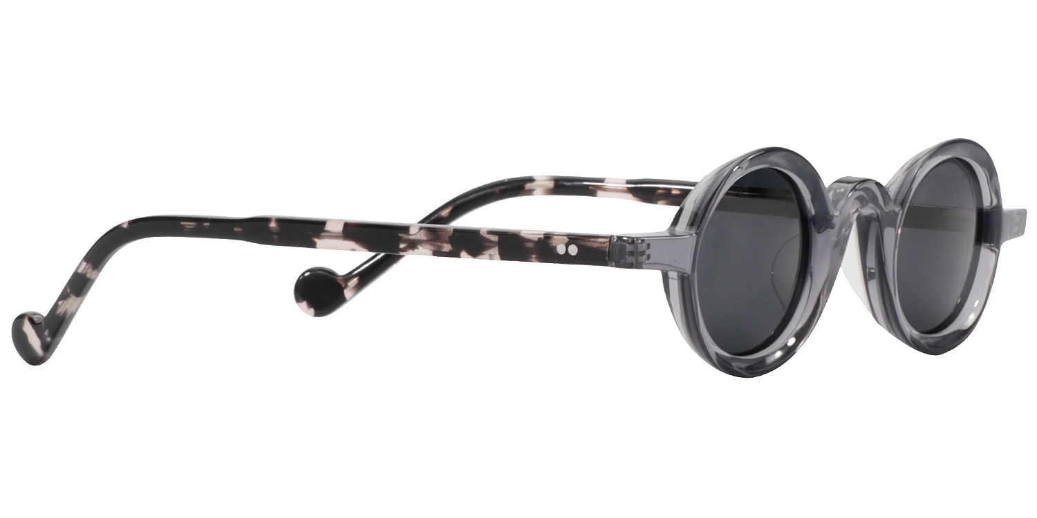 Round Gray Sunglasses | Zeelool Sunglasses4