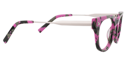 Anita Round Bright Pink Glasses4