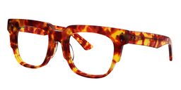 James Square Red-Gold Eyeglasses2