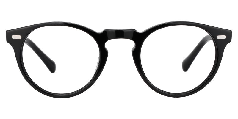 Round Black Glasses | Zeelool Eyewear0