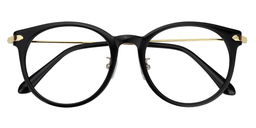 Ismael Round Black Glasses1