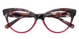 Ingrid Cateye Red Glasses1