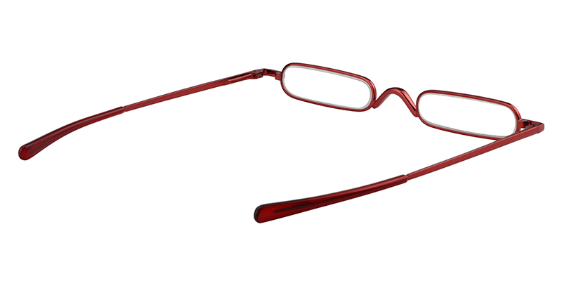 Oval Red Reading Glasses | Zeelool Reading Glasses4