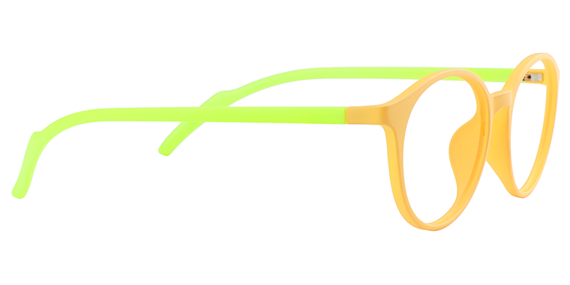 Round Yellow Glasses | Zeelool Eyeglasses4