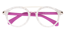 Julie Aviator White Glasses1