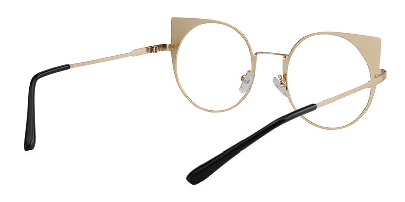 Cateye Gold Glasses5