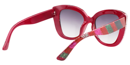 Allegra Butterfly Red Sunglasses5