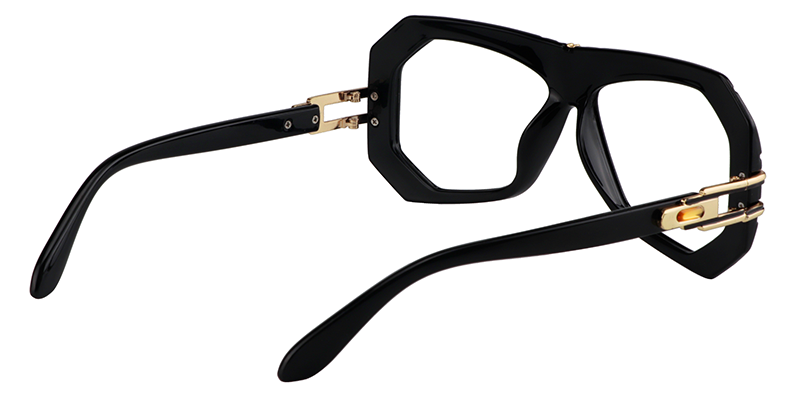 Rectangle Black Glasses5