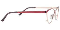 Roxanne Browline Red Glasses4