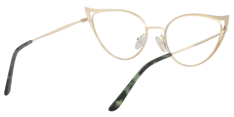 Green Cateye Glasses | Zeelool Eyeglass Frames3