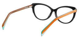 Adelina Cat Eye Black Glasses4