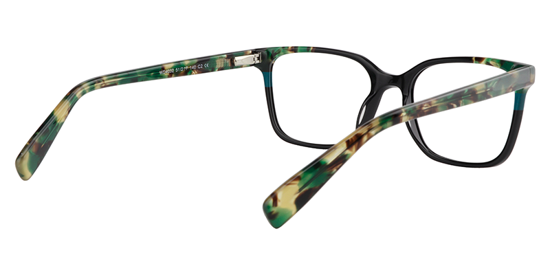 Rectangle Green Glasses5