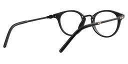 Benton Round Black Glasses4