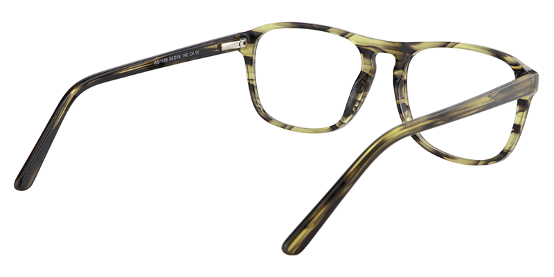 Rectangle Green-Tortoise Glasses | Zeelool Eyeglasses5