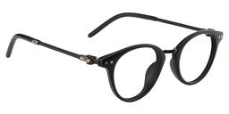 Benton Round Black Glasses3