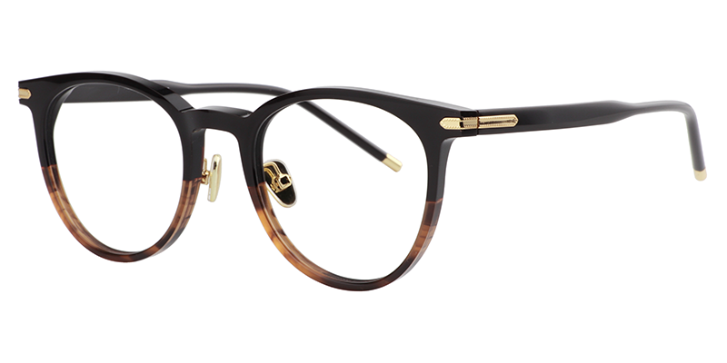 Round Brown Glasses | Zeelool Optical Online2