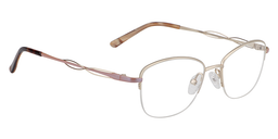 Paula Rectangle Gold Glasses3