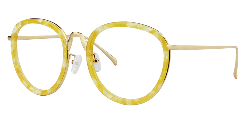 Round Yollow Glasses | Zeelool Eyeglasses2