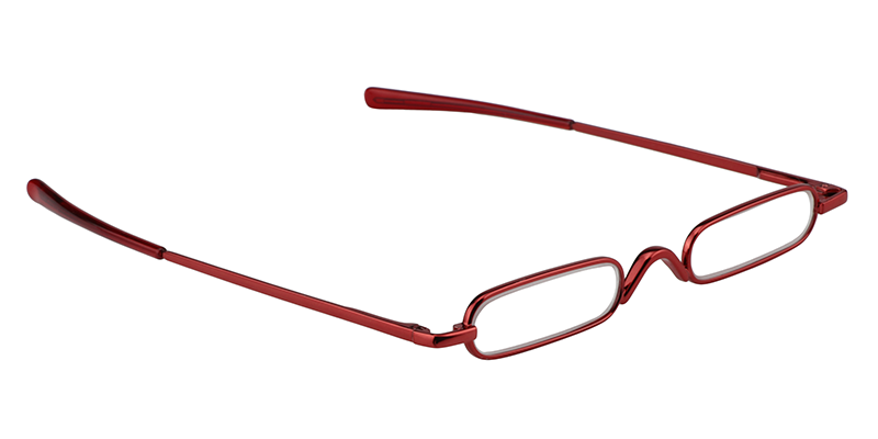 Oval Red Reading Glasses | Zeelool Reading Glasses3
